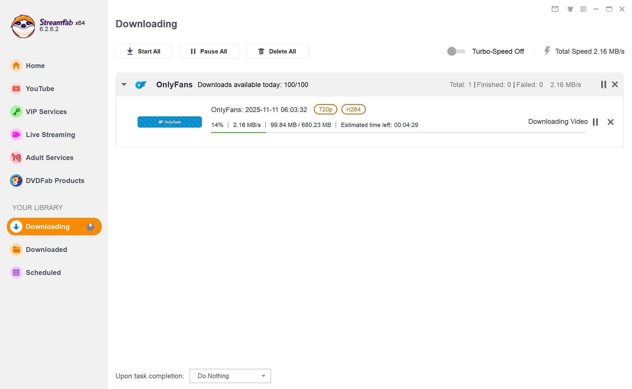 how to bypass onlyfans drm with streamfab onlyfans downloader: step 4