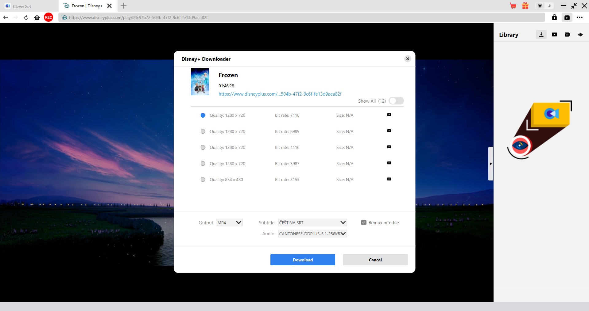 最佳 disney+ 下載器：cleverget