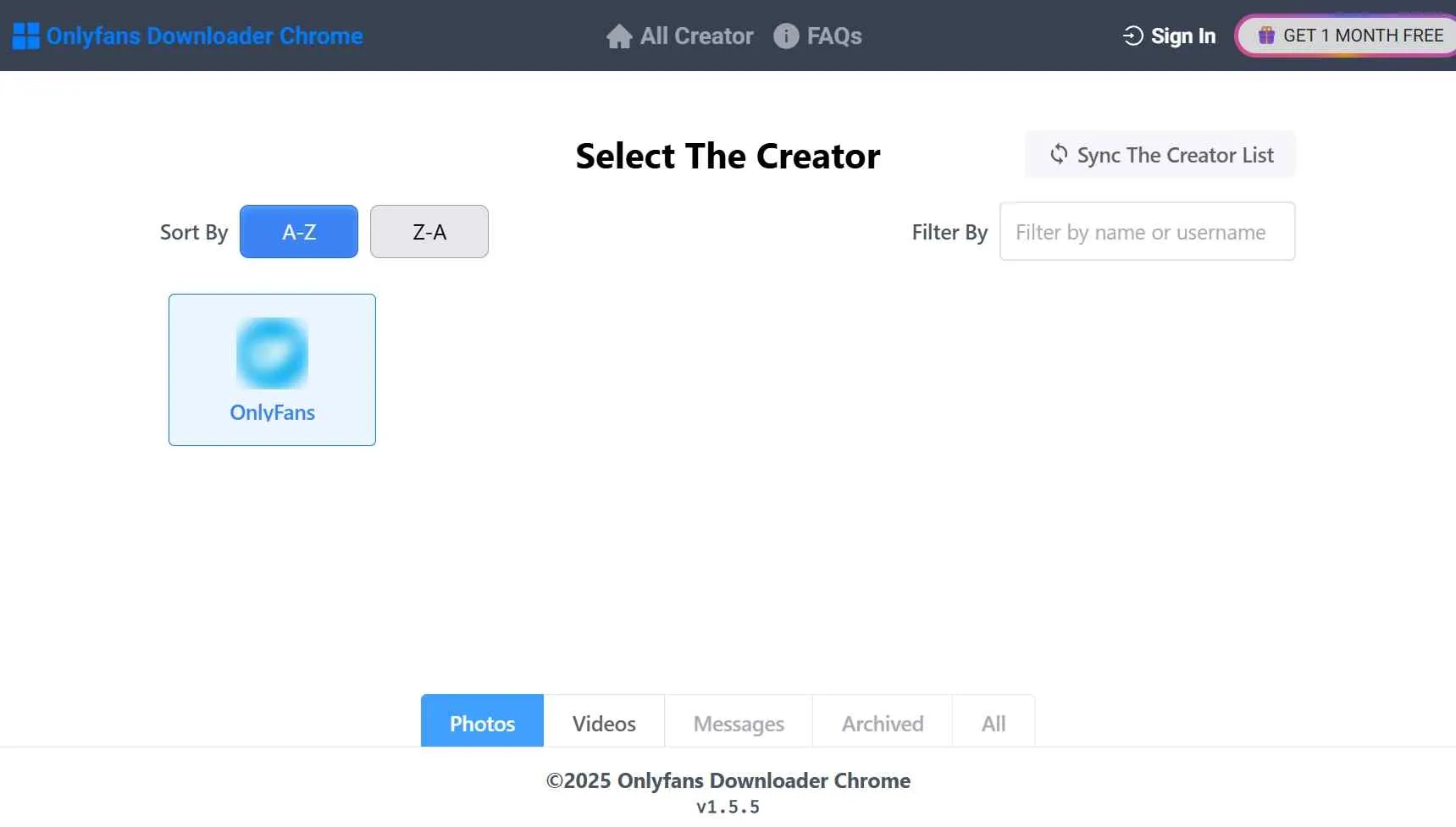 best bulk onlyfans downloader: how to use ofdownloader step 2