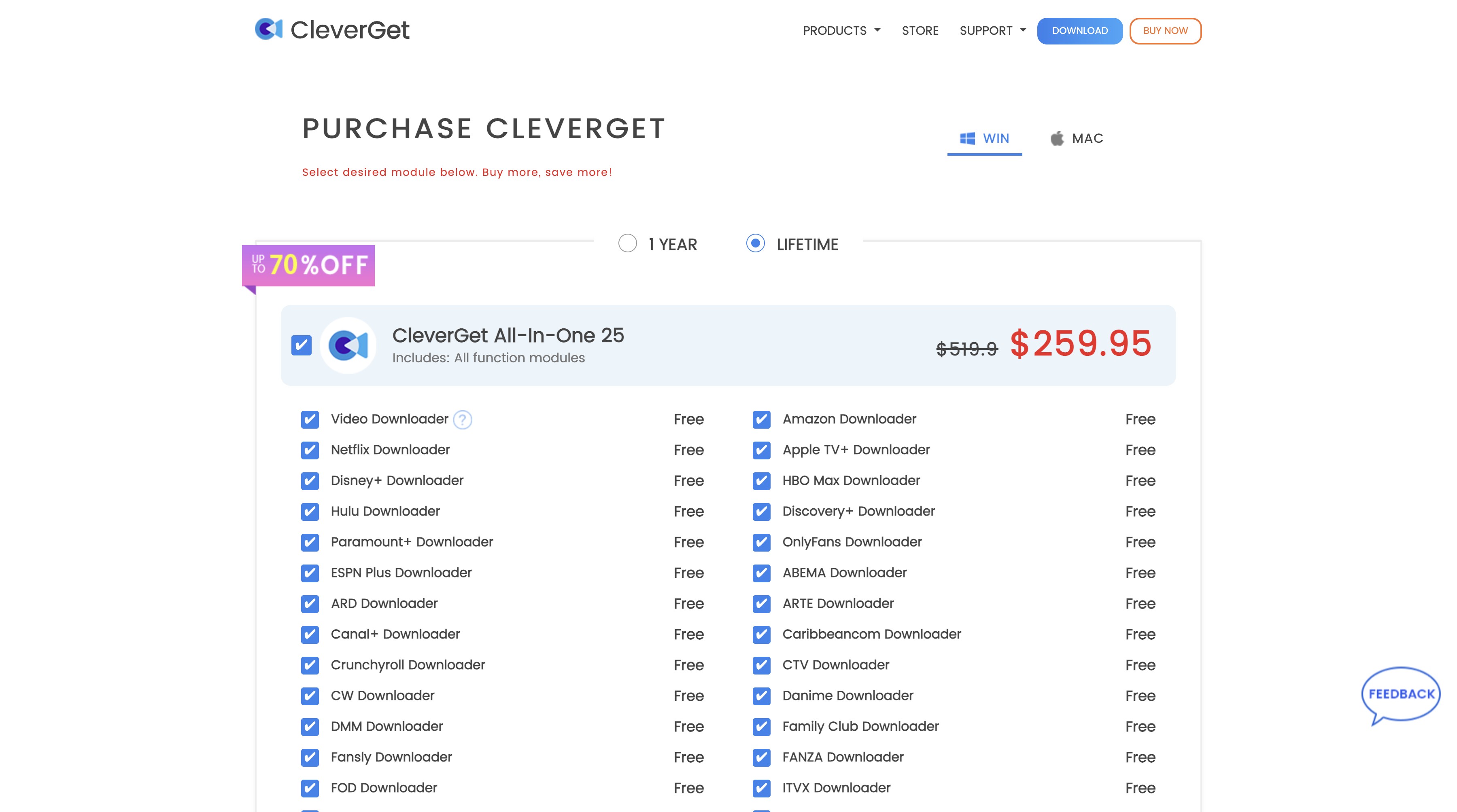 cleverget price plan