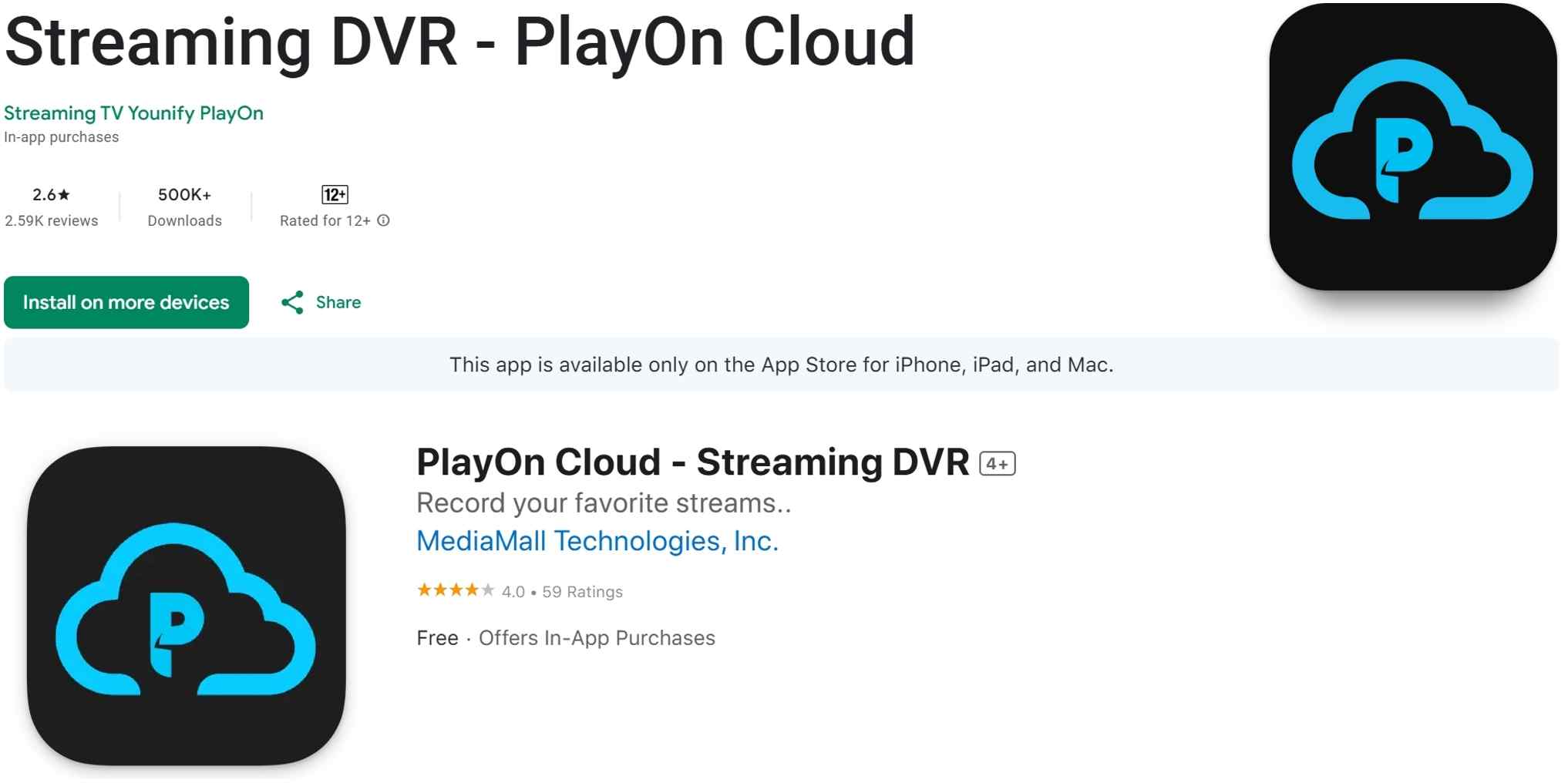 record Netflix without black screens on mobile via PlayOn Cloud