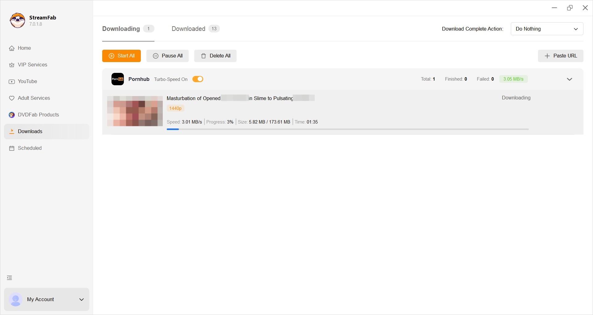 pornhub to mp4: streamfab