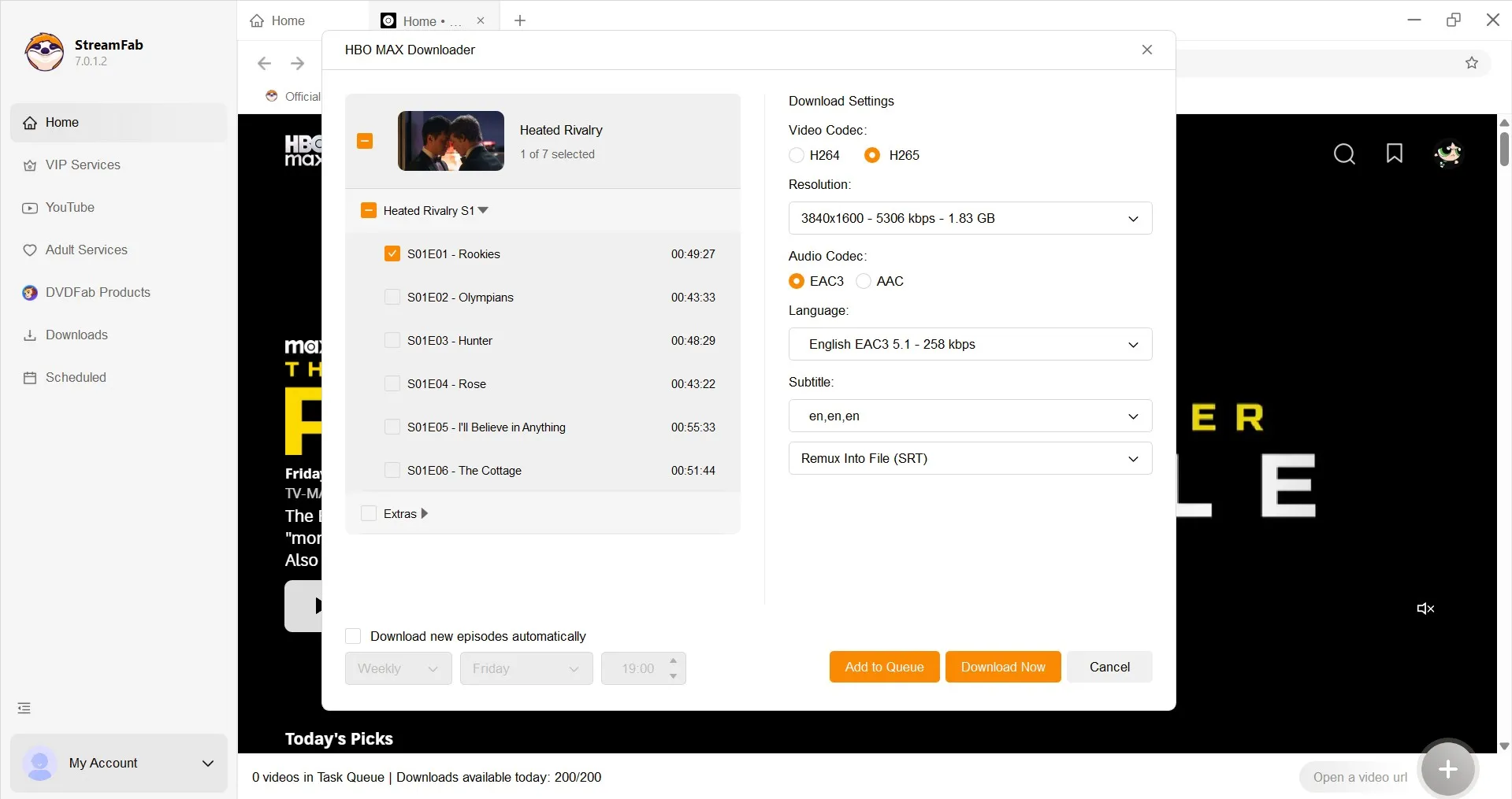 rip hbo max video: streamfab