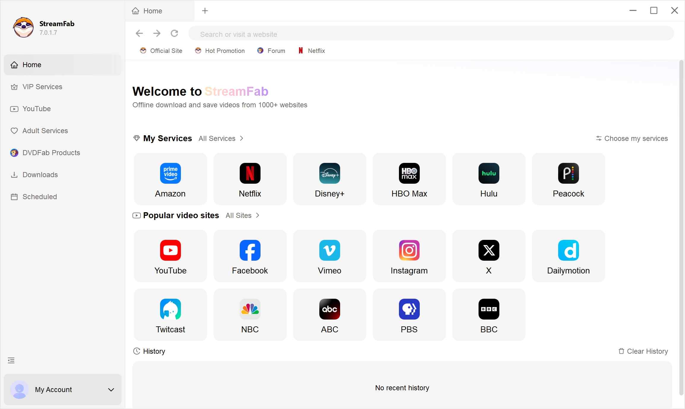 easeus alternative: StreamFab Video Downloader