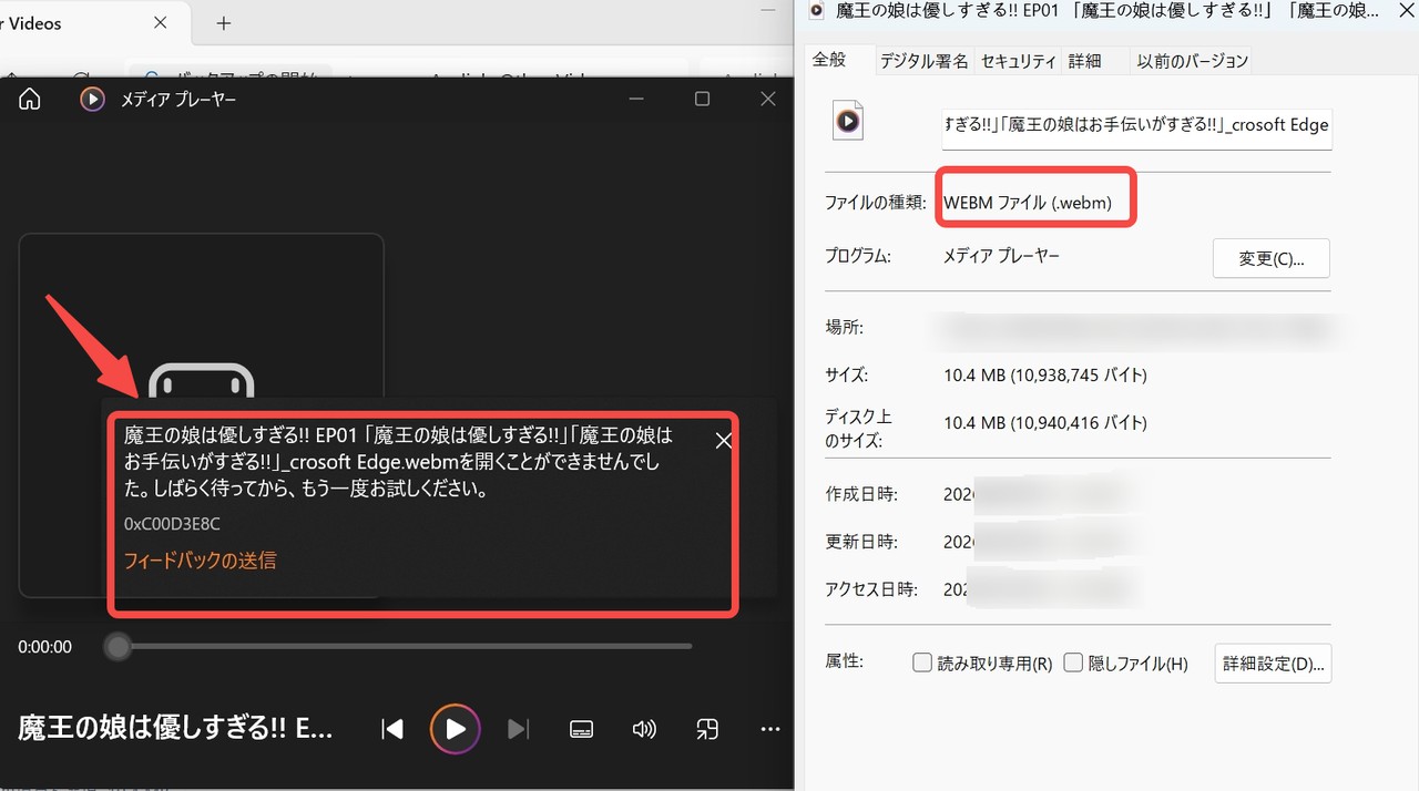 AudialsでのDMM TV動画を保存する手順