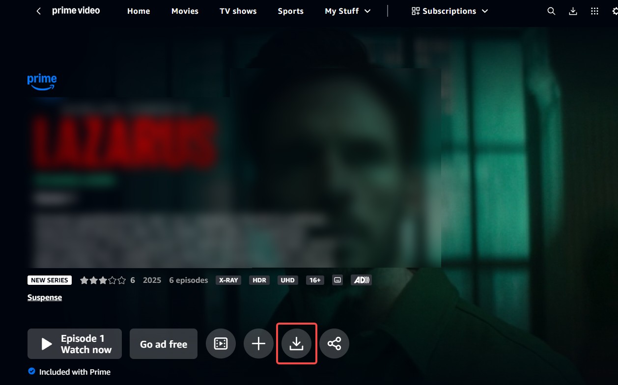 作品の「ダウンロード可否」と「期限」の確認方法