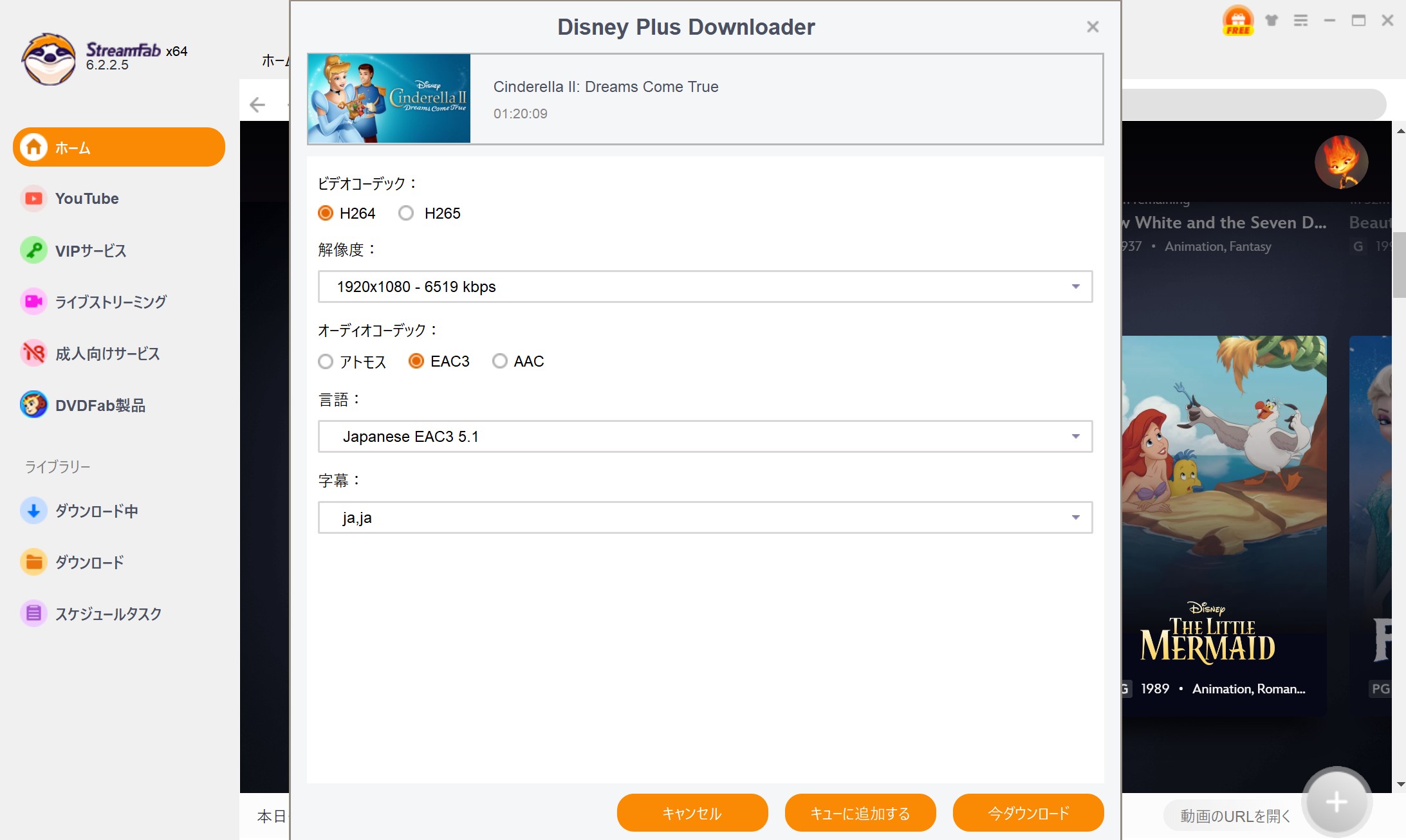StreamFab Disney Plus 使用教學